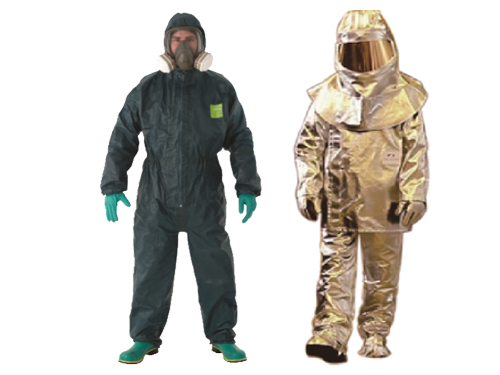Centrarse en la ropa de protección, ropa de trabajo de seguridad y PPE